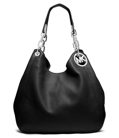 michael kors fulton black leather medium hobo bag|Michael Kors Fulton Hobo Bags Medium Bags & Handbags for .